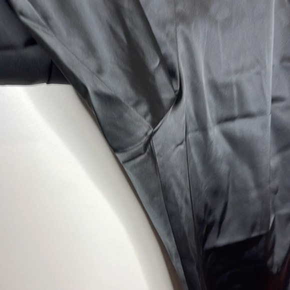 MM Lafleur The Windsor Satin Tapered Trouser in Black - Picture 5 of 11